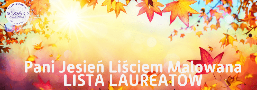 Laureaci konkursu „Pani Jesień liściem malowana”